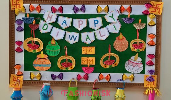 Cultural Map Diwali Board Decoration