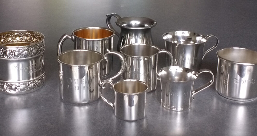 Silver Baby Cups