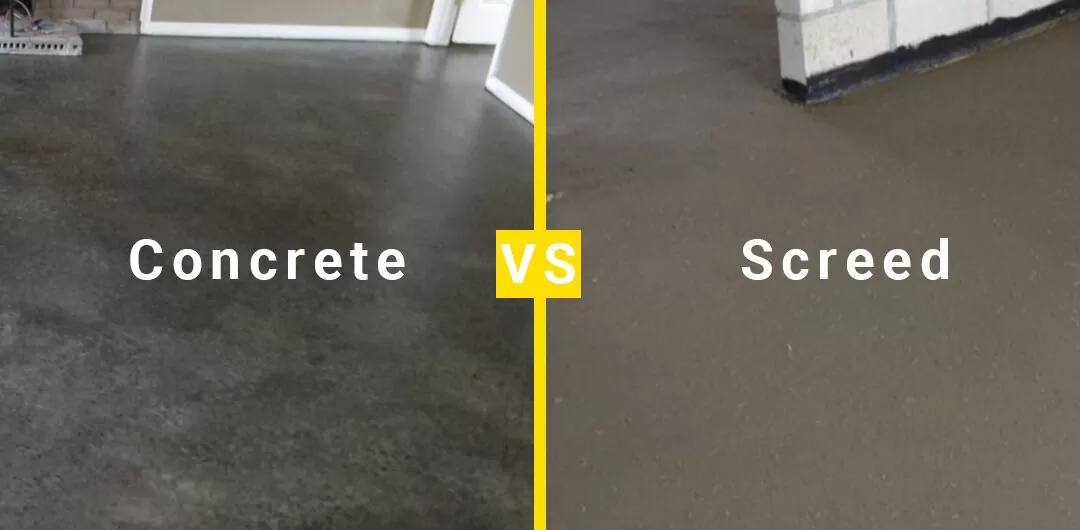 Cement Screeds vs. Concrete Screeds