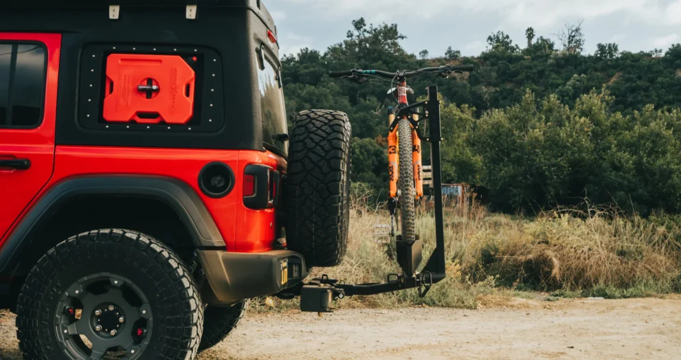 Bike Rack for a Jeep Wrangler