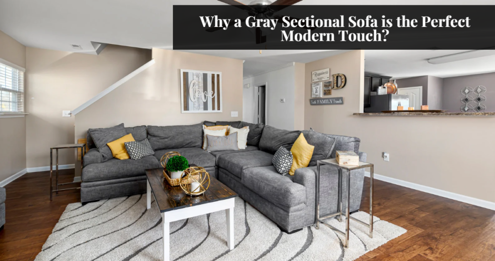 Gray Sectional Sofa