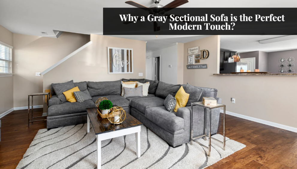 Gray Sectional Sofa