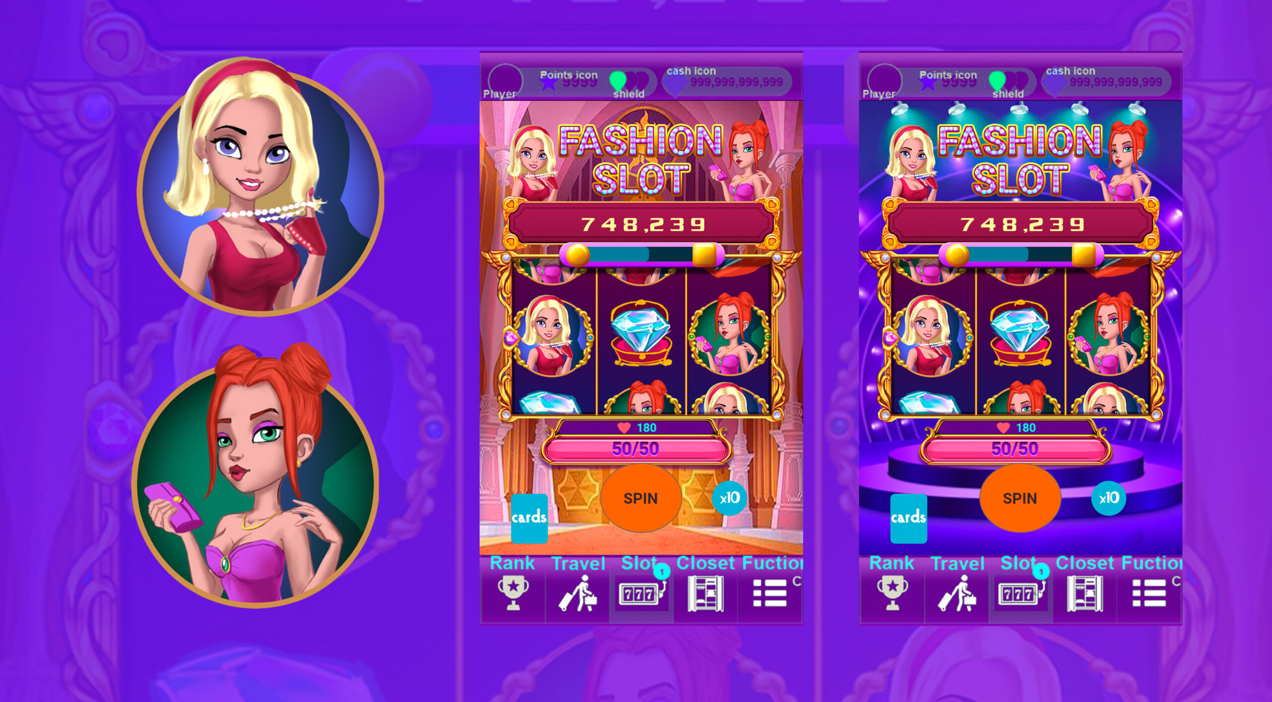 Fashion-Themed Slots