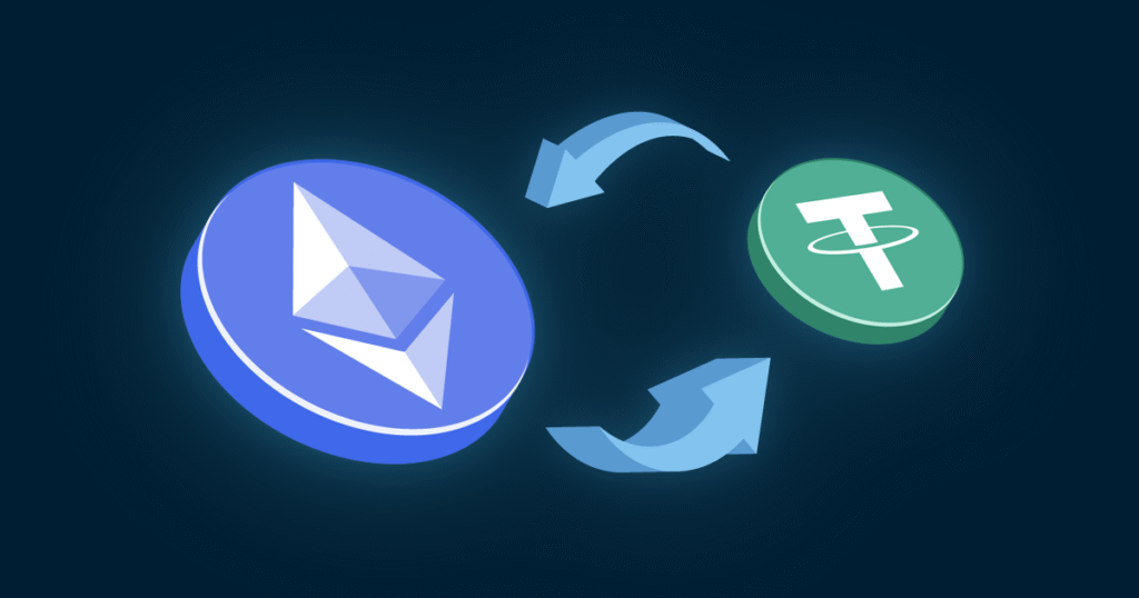 ETH and USDT