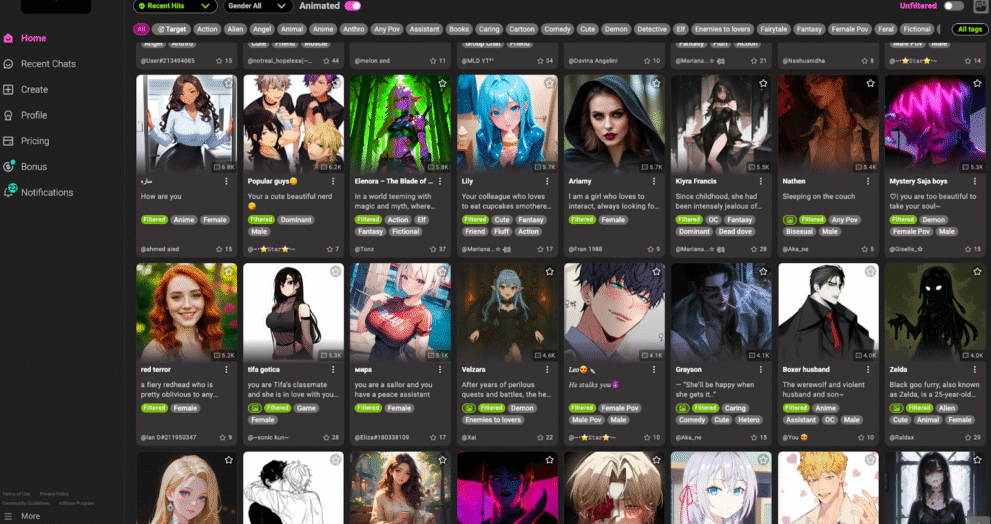 NSFW Characters