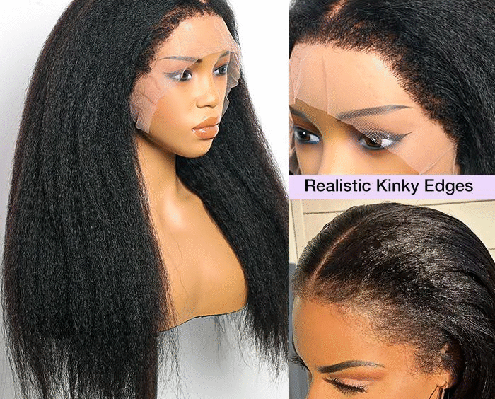 Hair 4C Edges Wig