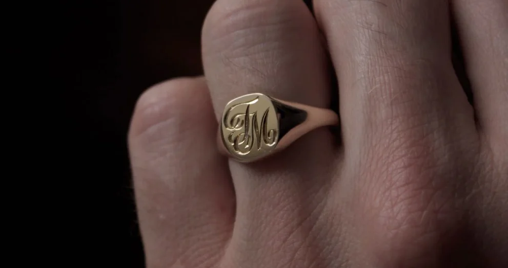 Hand Engraved Signet Rings