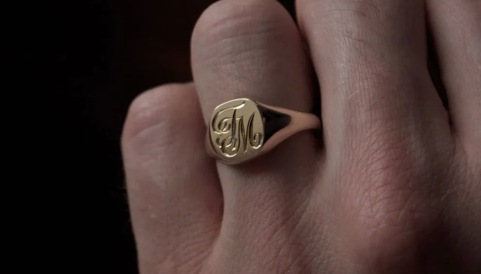 Hand Engraved Signet Rings