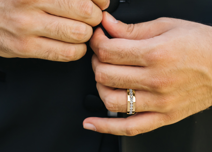 Men's Moissanite Jewelry