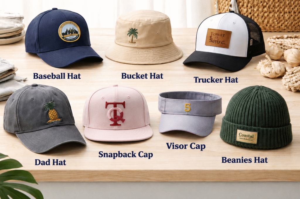 types of hats