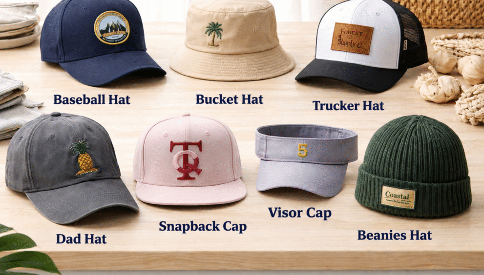 types of hats