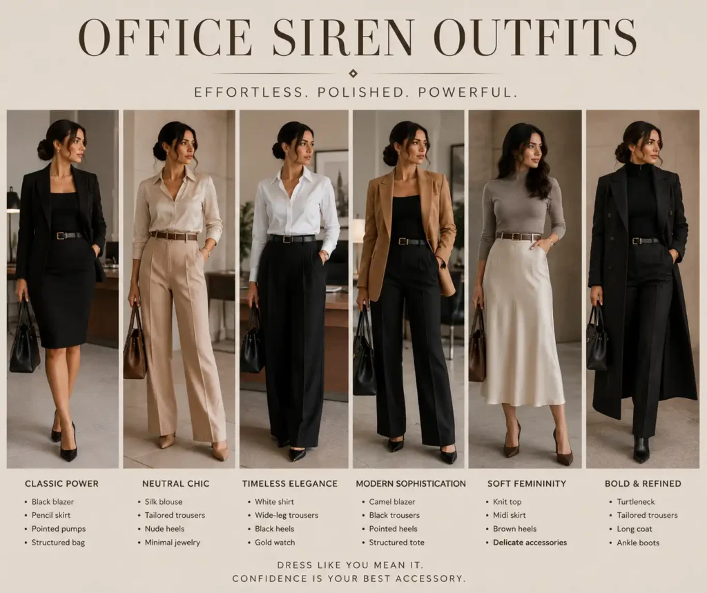 office siren outfits