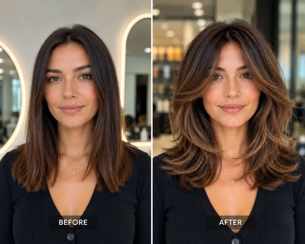 Layered Medium Haircuts