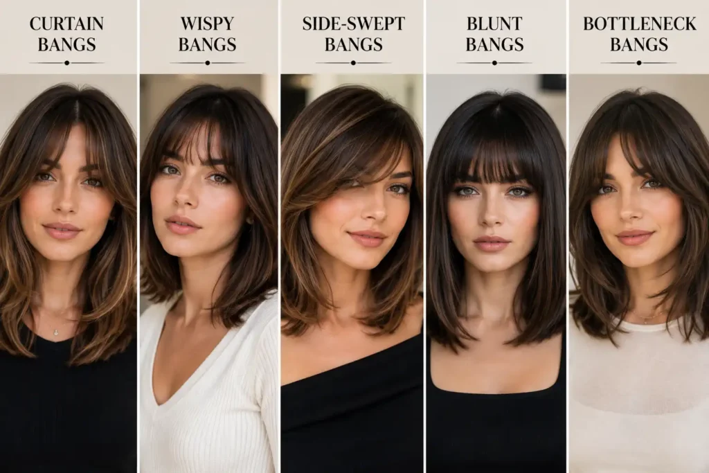 Medium Hairstyles with Bangs