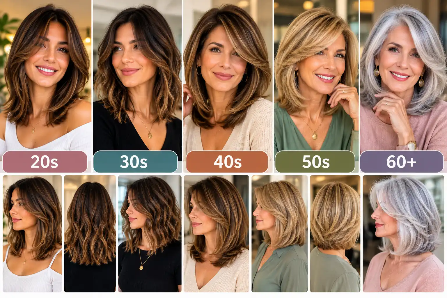 Medium Hairstyles for Women by Age