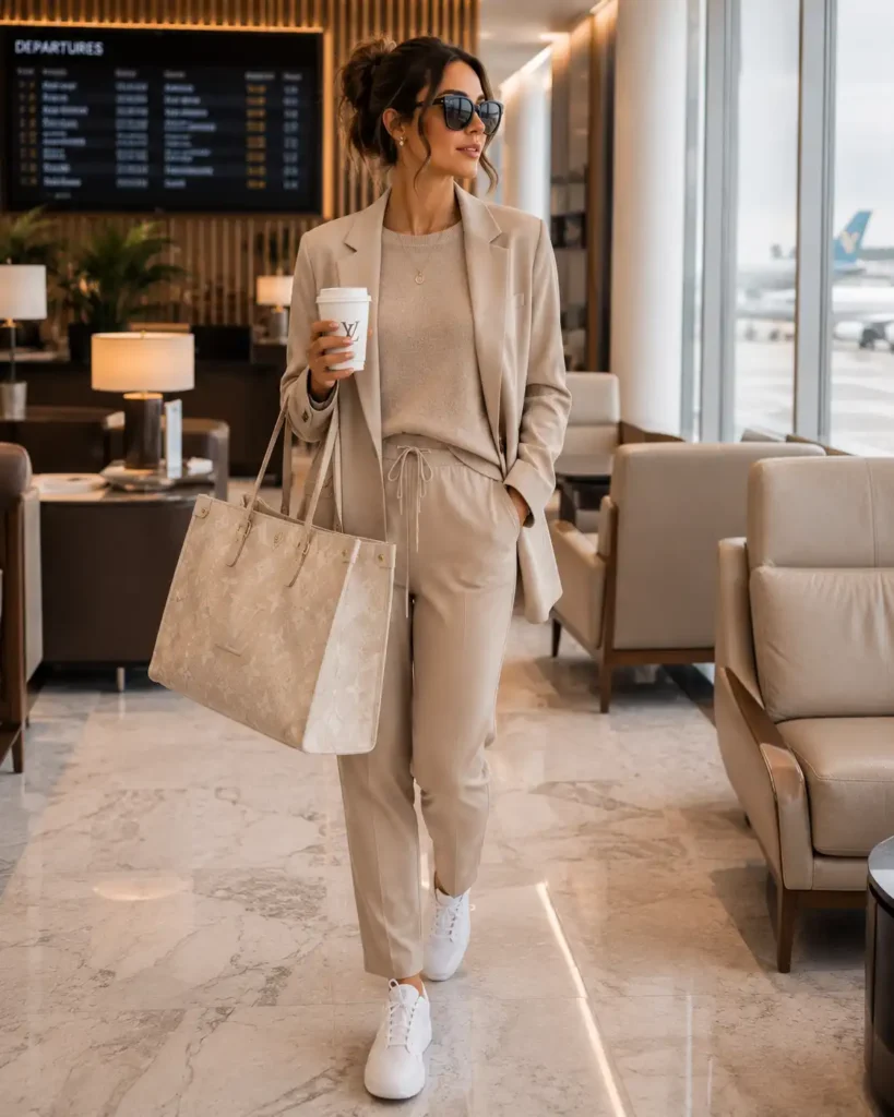 Chic Airport Outfit Women Looks That Never Go Out of Style