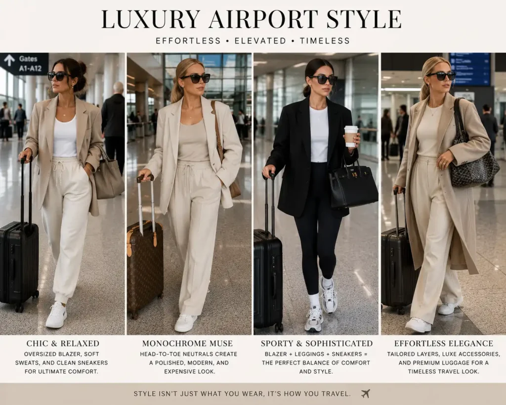 Celebrity Airport Outfit Women Inspiration