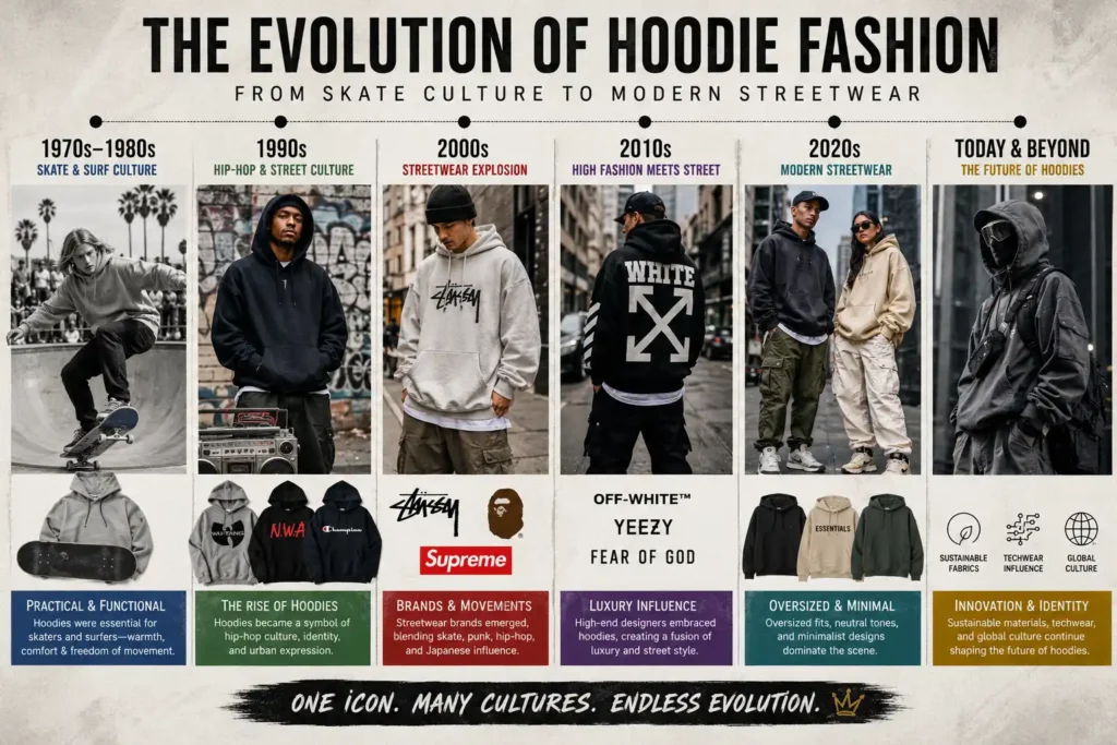 History and Evolution of Streetwear Hoodies