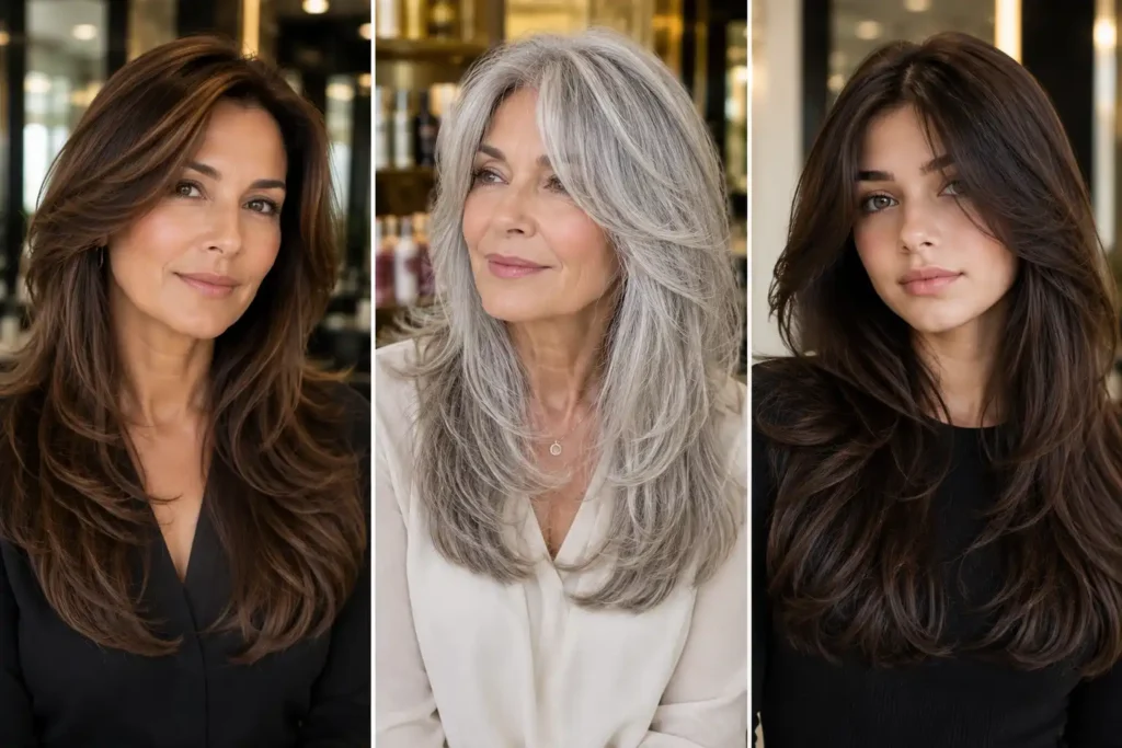 Hairstyle for Long Hair for Women Over 40