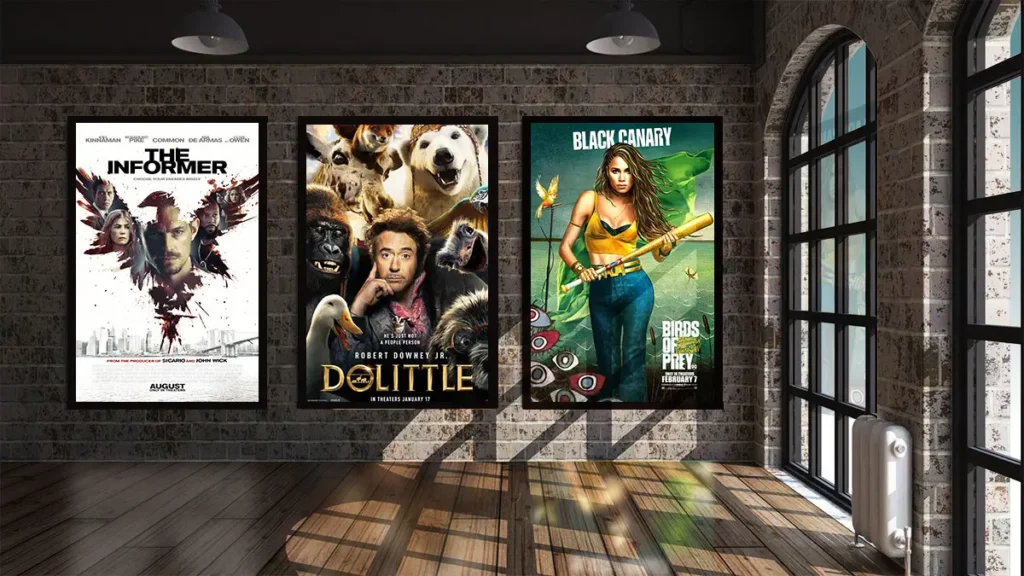 Frame Styles for Movie Posters