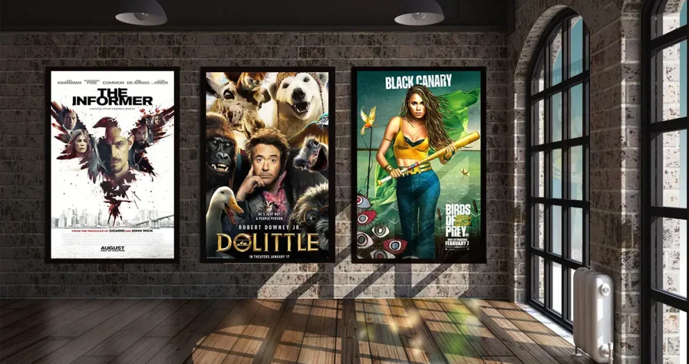 Frame Styles for Movie Posters