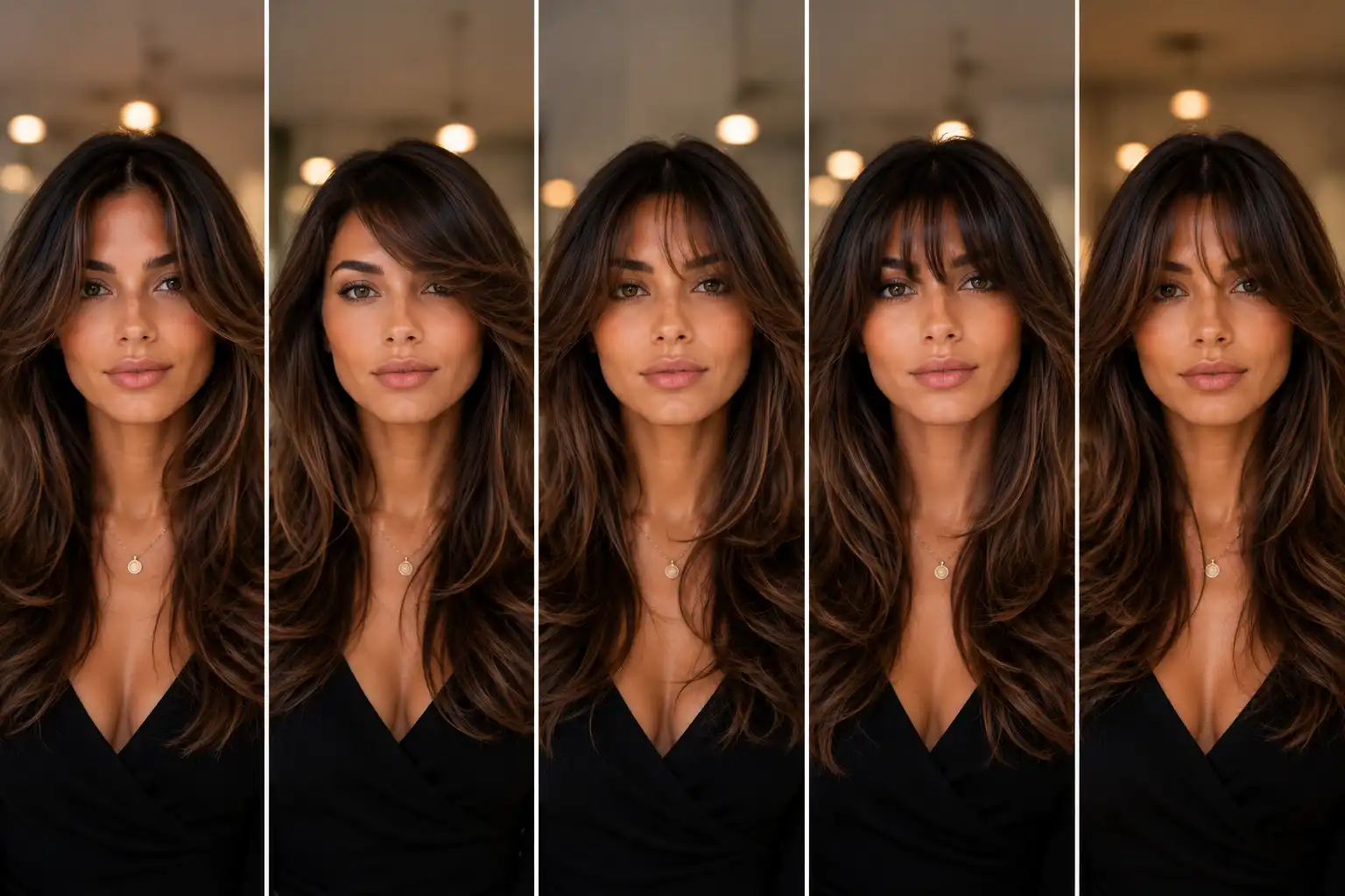 Best Bangs for Diamond Face Shapes