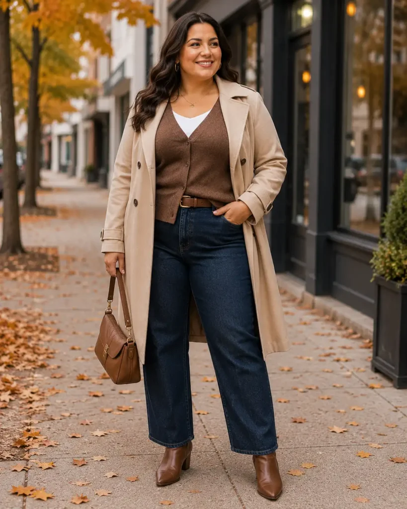Spring and Fall Plus Size Outfits for Women